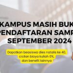 Kampus yang masih buka pendaftaran sampai september 2024